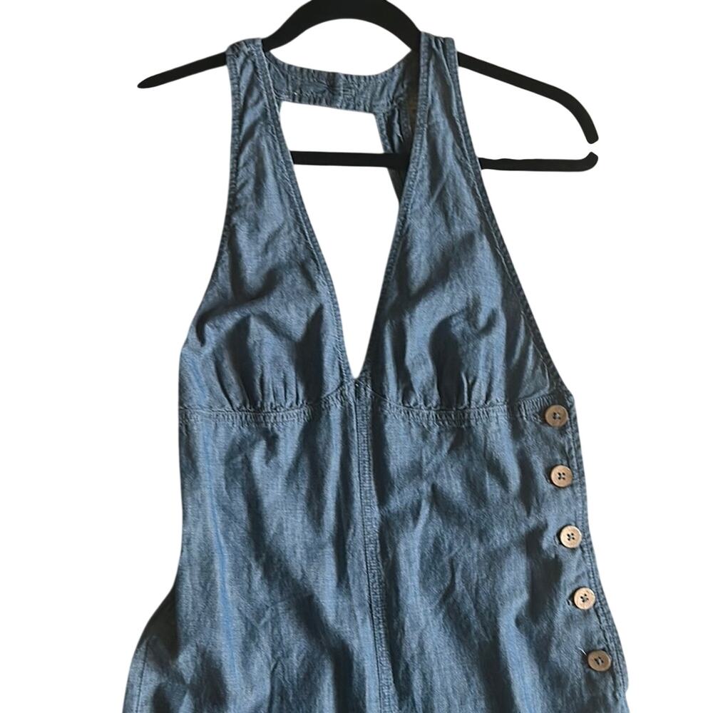 Free People Women Dance All Night Flared Open Back Jumpsuit - Picture 5 of 11